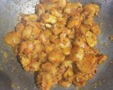 A picture of step 3 of Dahi wali Arbi.