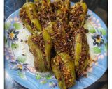 बेसन मसाला स्टफ मिरची (Besan Masala Stuff Mirchi Recipe In Marathi) रेसिपी स्टेप 6 फोटो 