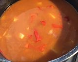 Une image de l'étape 8 de Soupe de homard pommes de terre et poivrons au persil et parmesan.