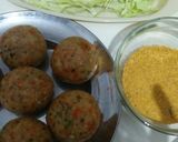 A picture of step 1 of Vegetable cony balls.