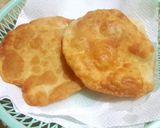 A picture of step 5 of Plain Poori/ Plain Puff Pastry😊.