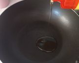 A picture of step 2 of "Pizza" egg.