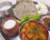 રિંગણ-બટાકા નું શાક ને રોટલા રેસીપી સ્ટેપ3ફોટો