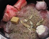 A picture of step 1 of Beef Birria.
