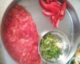 A picture of step 1 of Paneer Jalfrezi with Aloo Kulcha.