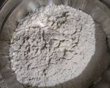 A picture of step 4 of Radhaballavi Poori.