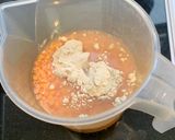 A picture of step 1 of Vegan Lentil bread.