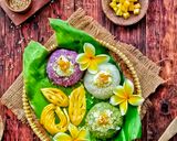 Foto langkah ke 4 dari resep Ketan Mangga Thailand dg Pewarna Alami.