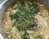 รูปขั้นตอนการทำที่ 9 ของ ขนมจีนแกงเขียวหวานไก่
