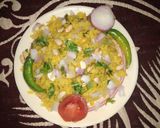 A picture of step 8 of Indori Poha.