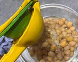 A picture of step 3 of Lebanese Balila (chickpeas with garlic and olive oil) - under 30 minutes.