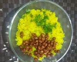 A picture of step 4 of Steamed Poha.