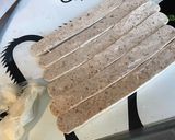 Une image de l'étape 8 de Gratin aux deux pommes de terre,deux fromages et saucisses blanches.