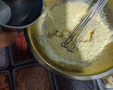 A picture of step 1 of Besan Curry with Bhakhri.