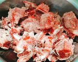 Hình bước làm 1 của món Sườn nấu cam
