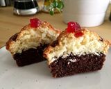 Foto langkah ke 4 dari resep Vanilla dan Choco Muffin (reBake-Bunda Ei).