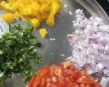 A picture of step 1 of Sweet corn bhel.