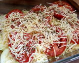 Foto del paso 3 de la receta: Pastel de calabacín, tomate, york y queso