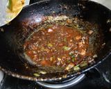 A picture of step 4 of Dry Gobhi Manchurian.