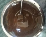 Valentin napi szív alakú Csokoládé erdei gyümölcs krémmel ♥️ recept fázis 1 fotója