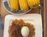 A picture of step 5 of Native jollof rice.