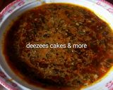 A picture of step 1 of Egusi soup.