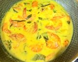 Gambar langkah 5 resipi 👩🍳Masak Lemak Cili Padi Udang Tempoyak.