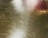 A picture of step 2 of Mysore pak sweet.