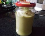 A picture of step 5 of Green chilli sauce.