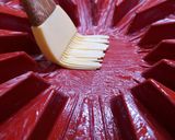 Meggyes-mákos torta fehércsokis sajtkrémmel recept fázis 7 fotója