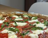 Une image de l'étape 6 de 🌿Tarte tomate basilic et pesto aux fanes de carottes.