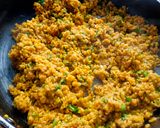 A picture of step 3 of Moongdal Paratha.