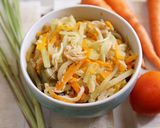 Foto langkah ke 3 dari resep Tumis Orak Arik Sayur (bisa MPASI 8 bulan ++).
