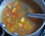 A picture of step 5 of Sweet Corn Mix Vegetable Soup.