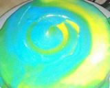 A picture of step 14 of Pineapple Flavoured White chocolate Marble Cake.
