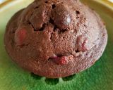 A picture of step 12 of Cranberry Dark Chocolate Muffins.