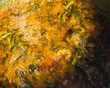 A picture of step 1 of Kulfa curry meal for lunch..!.