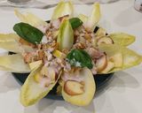 Foto del paso 7 de la receta: Endibias con Brunoise de Fruta, Kéfir y Arenas de Nuez