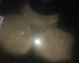 A picture of step 2 of Nigerian flat bread (gurasa).