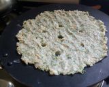 A picture of step 2 of Akki roti.