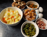Foto del paso 1 de la receta: Pyttipanna, Fritada de salchichas y demás