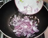 A picture of step 2 of Arvi(taro root)Ka Khatta (curry).