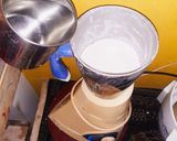 A picture of step 2 of Neer Dosa.