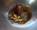 A picture of step 1 of Beetroot coconut chutney.