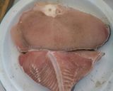 A picture of step 1 of Grilled shark #fish contest.