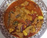 A picture of step 7 of South Indian Pork vindhalu.