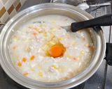 Foto langkah ke 4 dari resep Bubur Ayam High Protein.