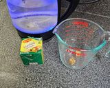 A picture of step 1 of Broccoli Cheese Soup.