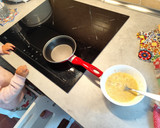 Foto del paso 1 de la receta: Tortitas de plátano y frambuesas