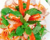Hình bước làm 3 của món Gỏi bưởi